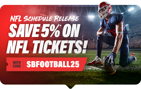 Code SBFOOTBALL25 Expires 5/18/25 @ Midnight